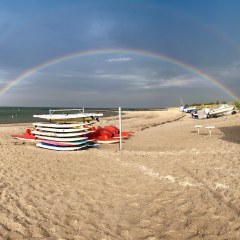 Naturschauspiel am Strand