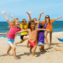 Kindergeburtstag am Strand