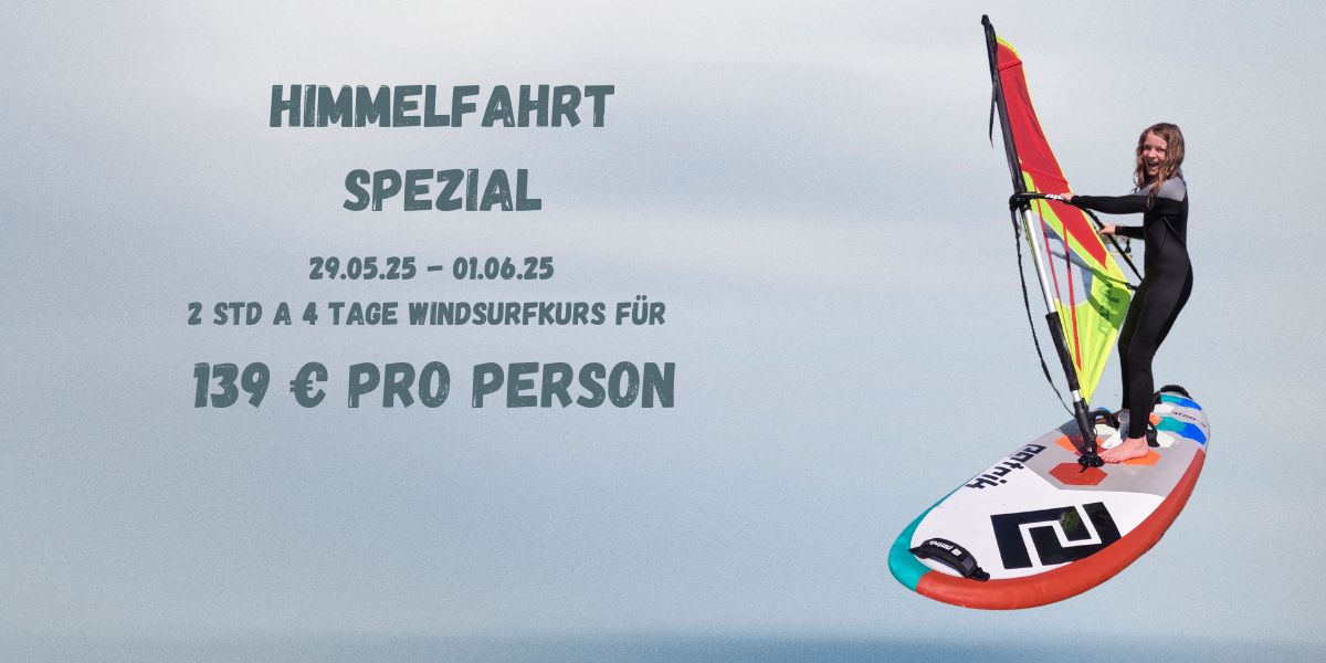 Windsurfen Himmelfahrt Ostsee