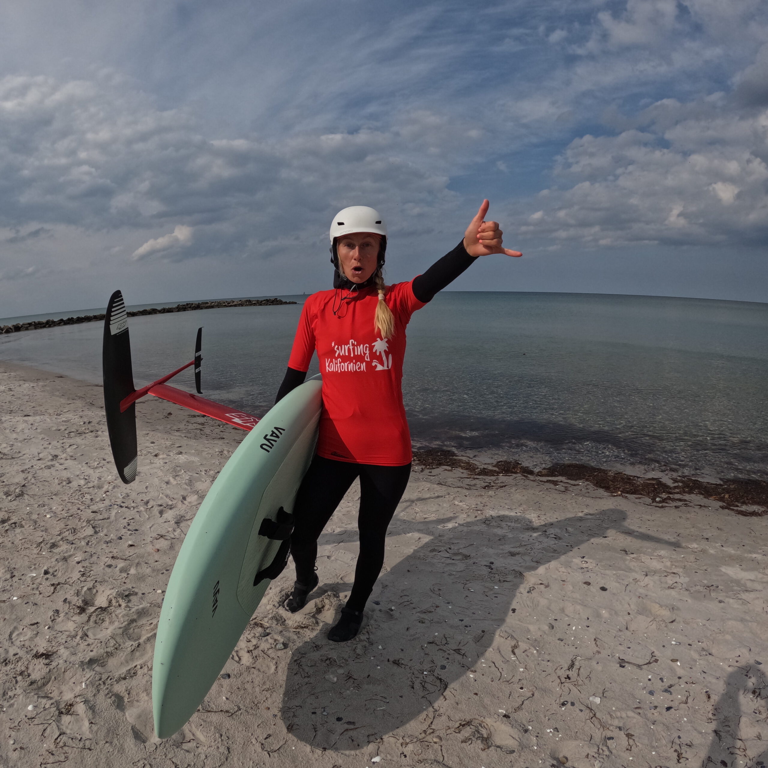 Girl Wingfoil Ostsee WingFoil